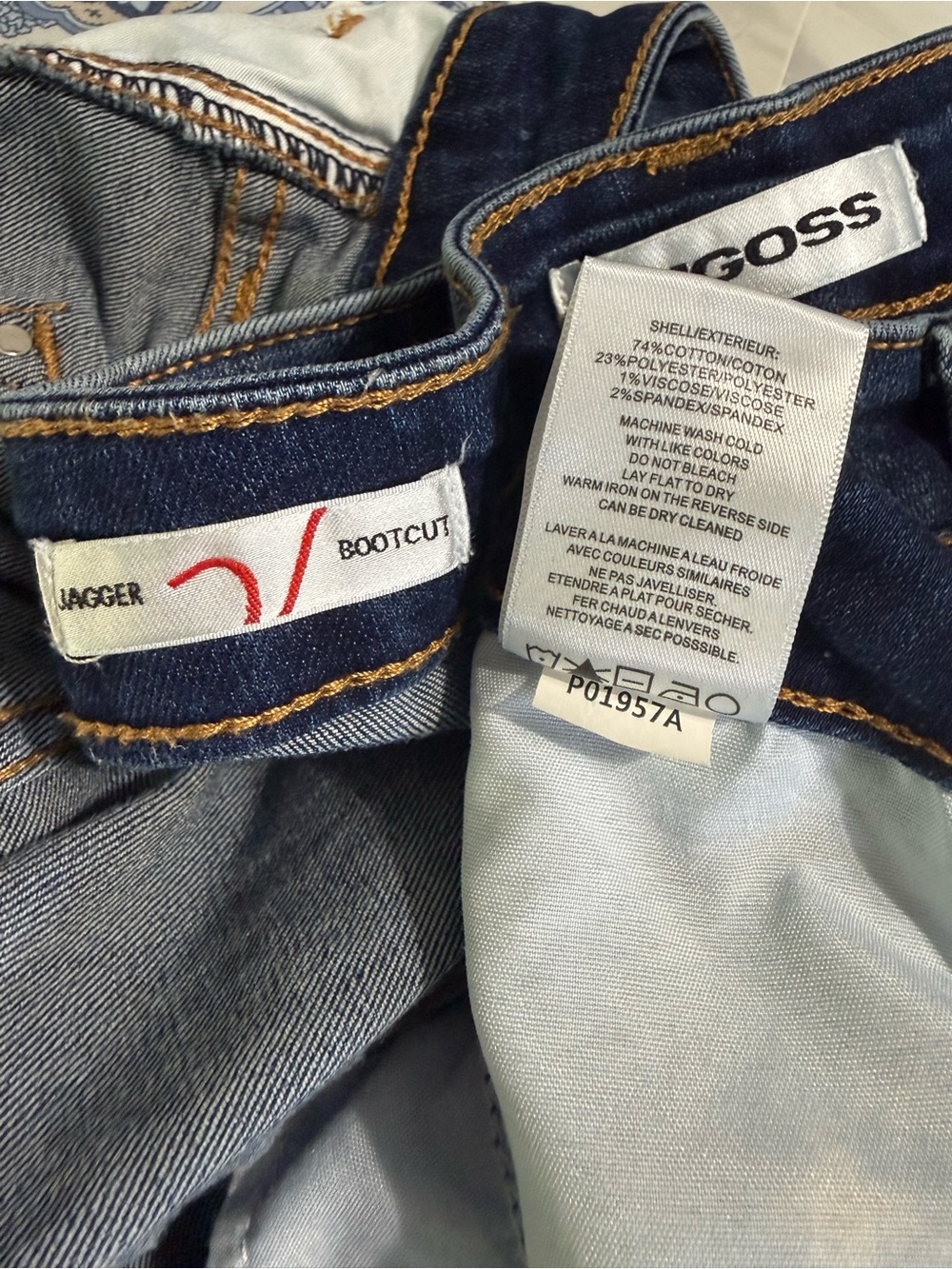 Vigoss Jagger Mid Rise Bootcut Jeans 32 P01957A Classic Wash - Picture 14 of 14